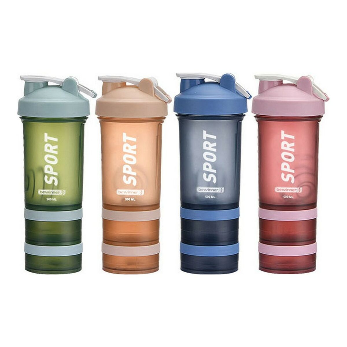 Bewinner Water Bottle – 500 ml, Portable Sports Bottle