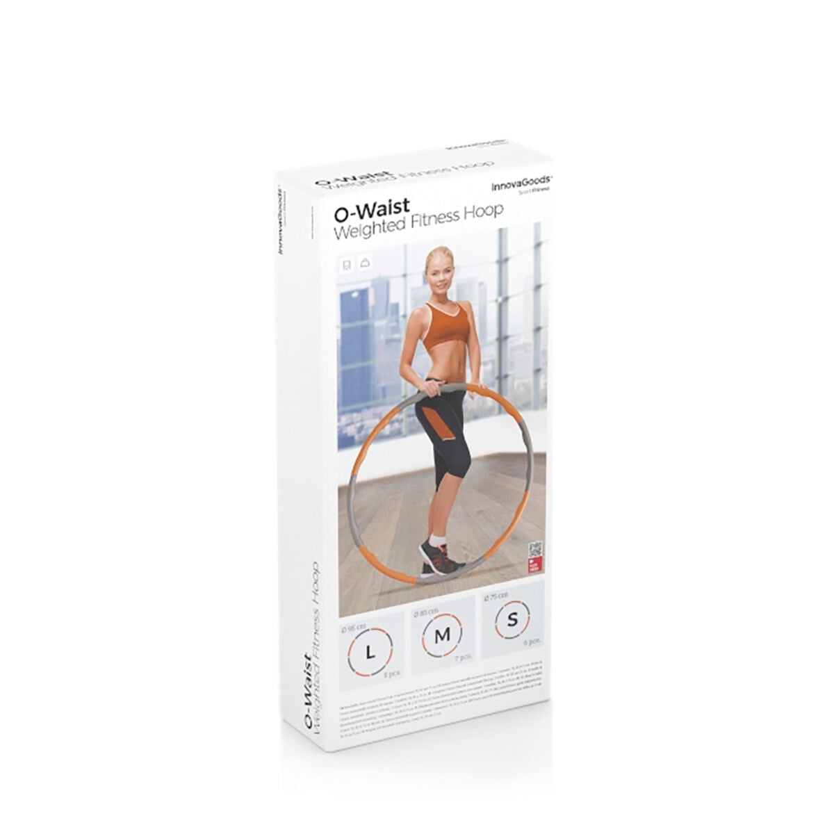 Foam-Covered Fitness Hoop – O-Waist, Adjustable