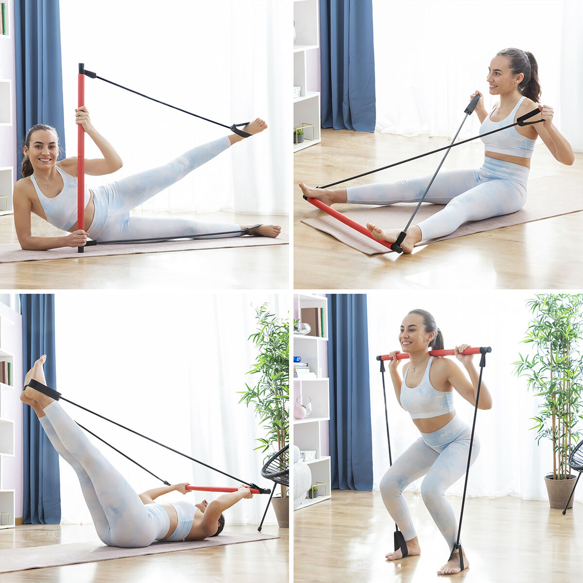Resistance Training Bar – Resibar, Full Body Workout Set