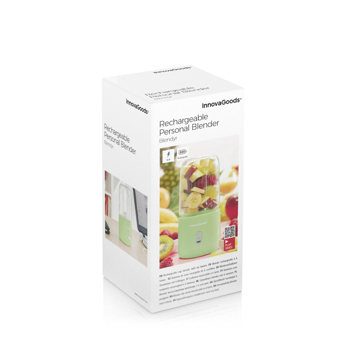 Portable Cup Blender – Blendyr by InnovaGoods, Rechargeable